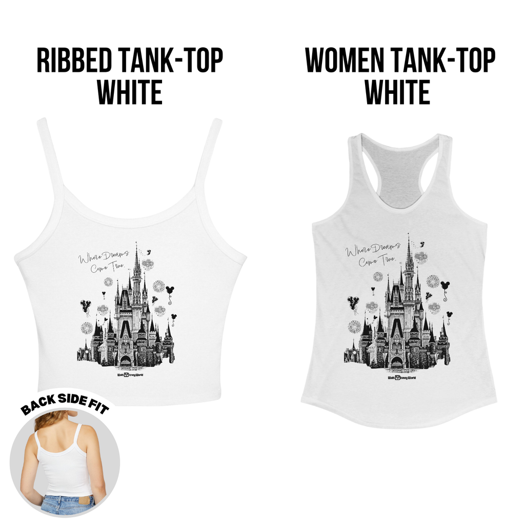 Disney Castle Shirt – Where Dreams Come True Disneyworld Tee
