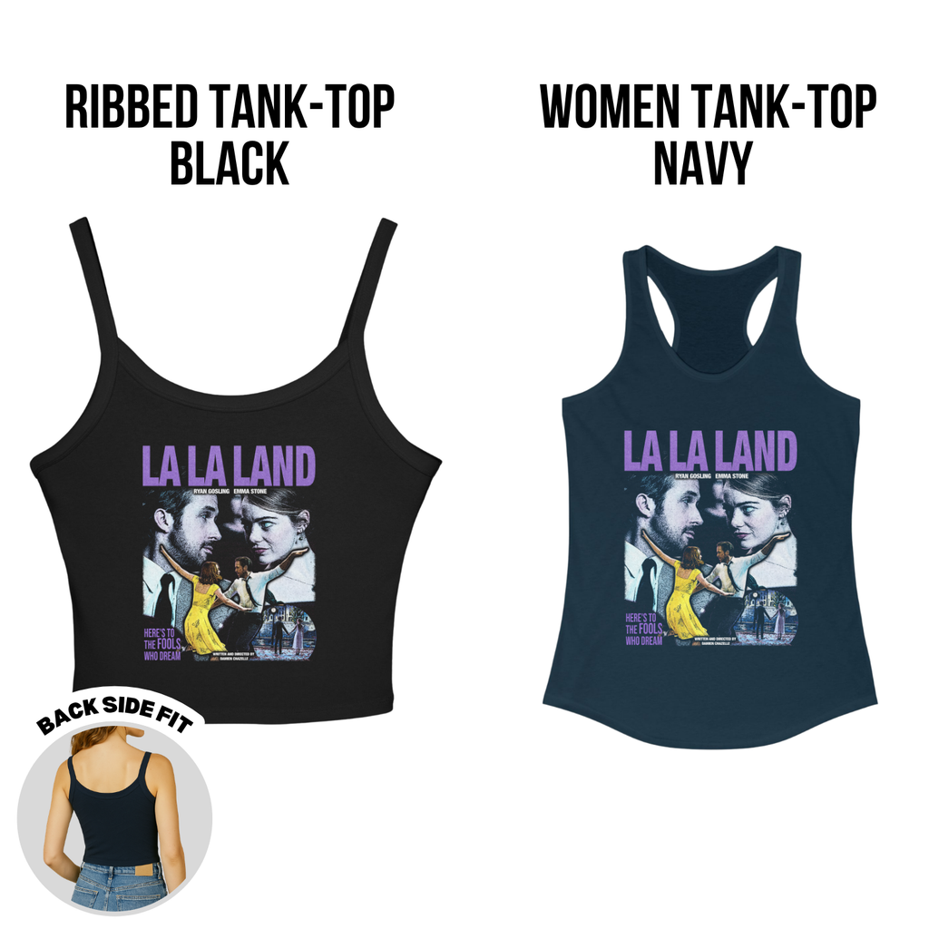 Retro La La Land Shirt - Ryan Gosling Emma Stone Movie Shirt