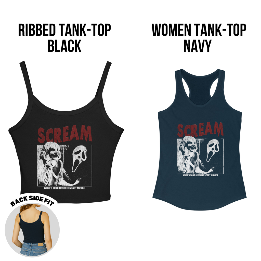 Scream Shirt Vintage Horror Tee - Ghostface Graphic T-Shirt