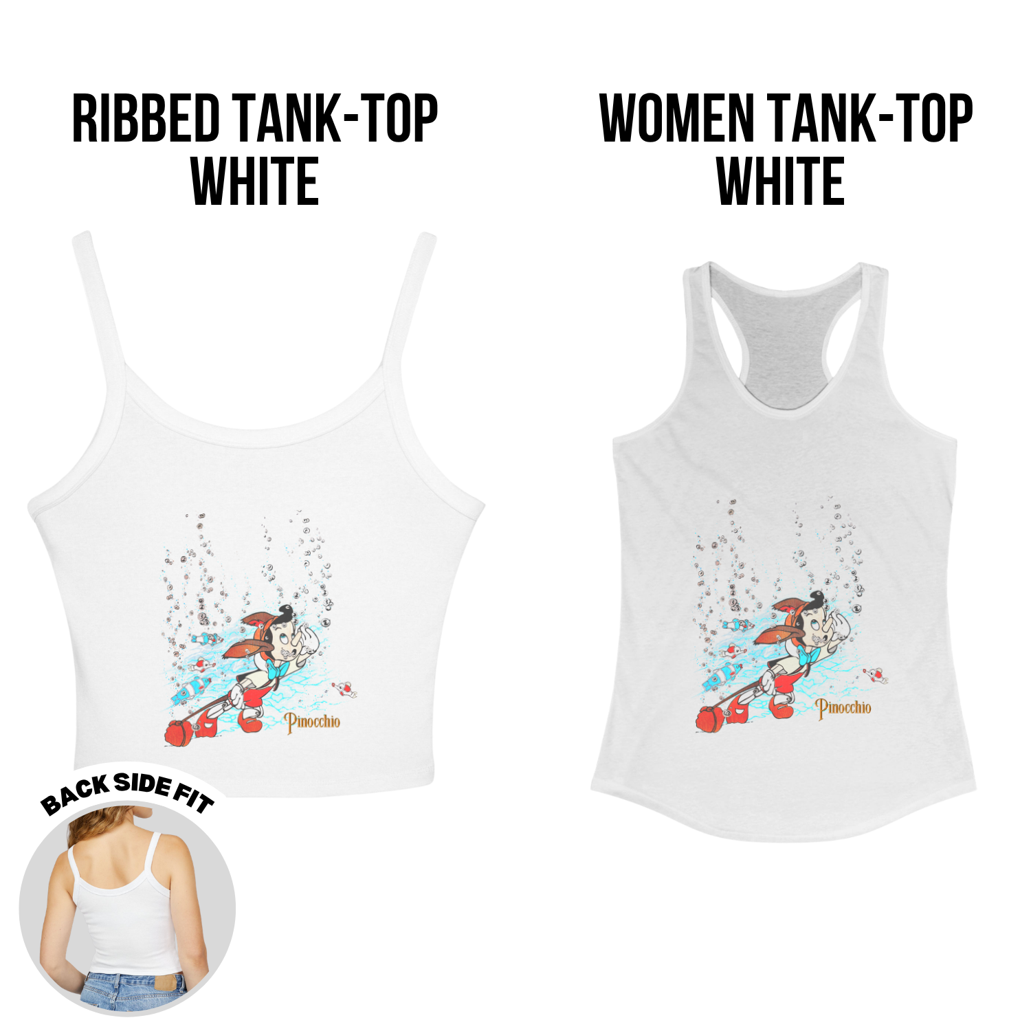 Pinocchio Shirt – Disney Pinocchio Underwater Scene Graphic Tee, Pinocchio Disney Fan Gift, Disney Classic Animated Shirt, Disney Nostalgia Tee