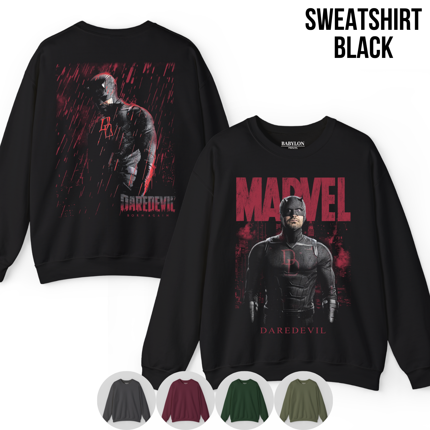 Marvel Daredevil Shirt – Daredevil Born Again Tee