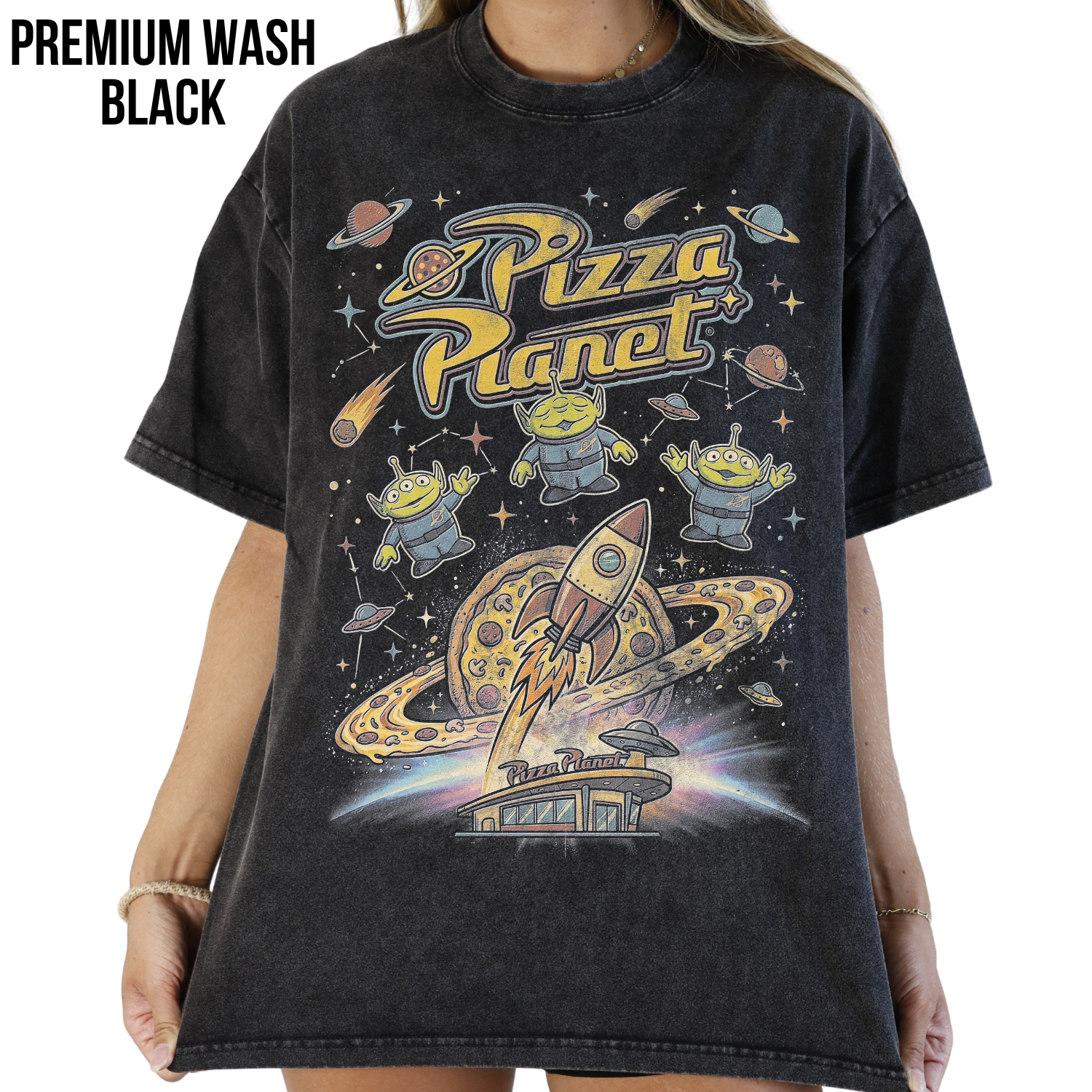 Pizza Planet Toy Story Shirt - Disney Pixar Aliens Tee