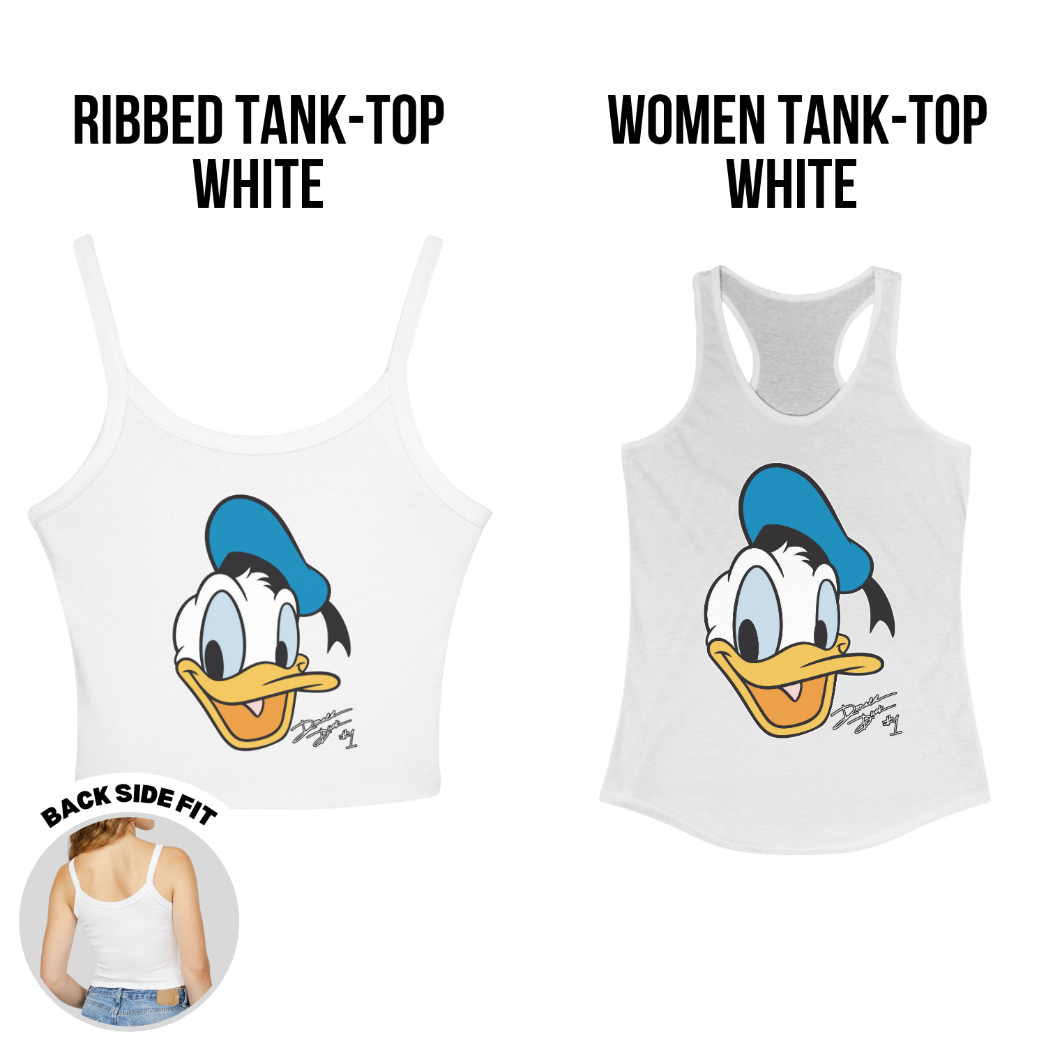 Retro Donald Duck Shirt - Disney Donald Duck Signature Tee