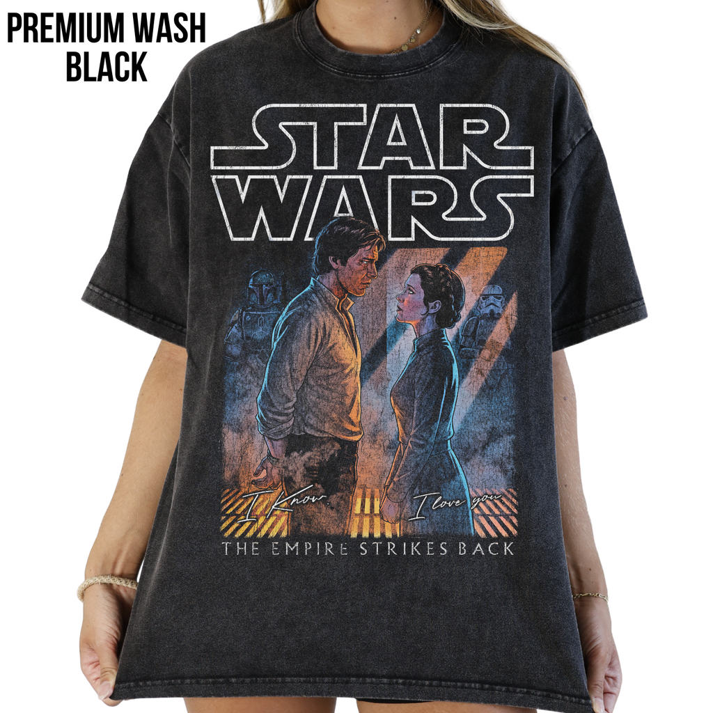 Star Wars Han & Leia “I Know / I Love You” Shirt | Vintage Empire Strikes Back Tee