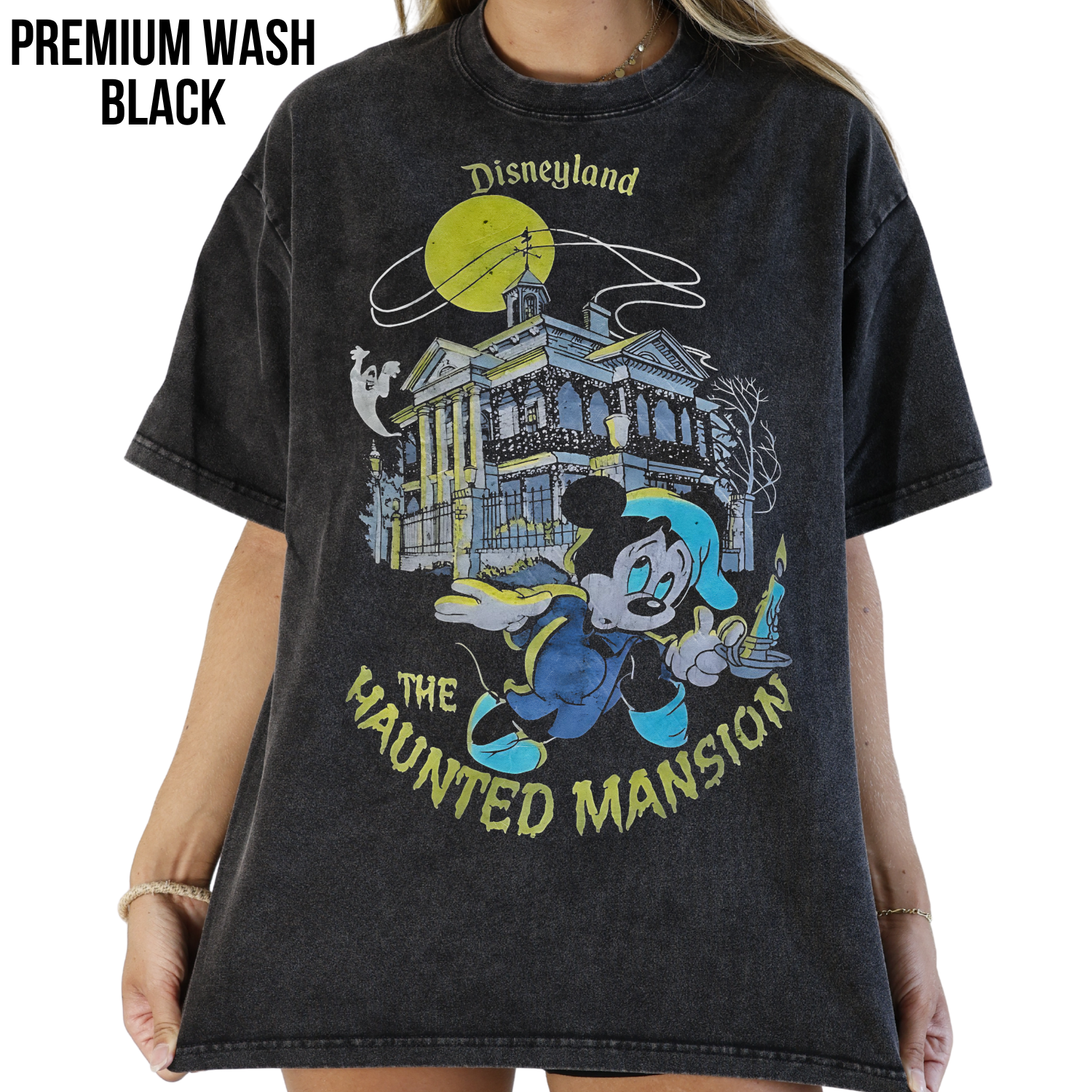 Haunted Mansion Disneyland Shirt - Halloween Mickey Haunted Mansion Tee