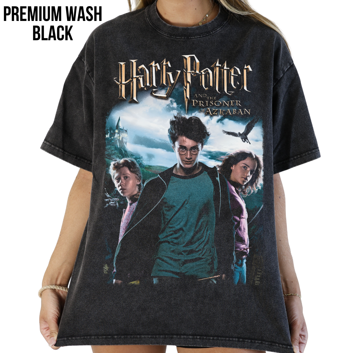 Harry Potter Prisoner of Azkaban Shirt | Vintage Harry, Ron & Hermione Tee
