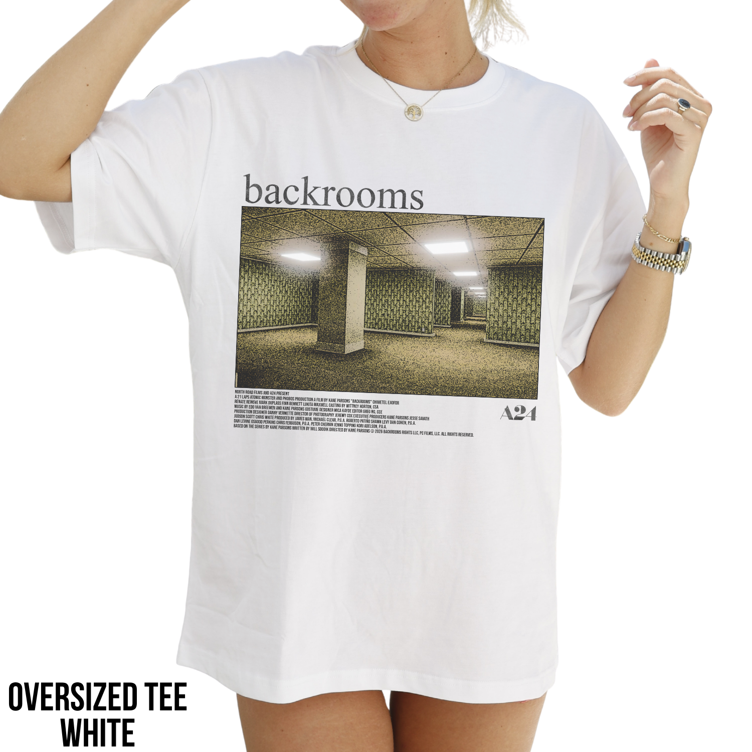 Backrooms A24 Shirt – You've Noclipped Out Of Reality Graphic Tee