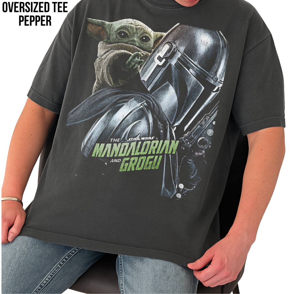 Mandalorian and Grogu Shirt: Grogu Din Djarin Star Wars tee