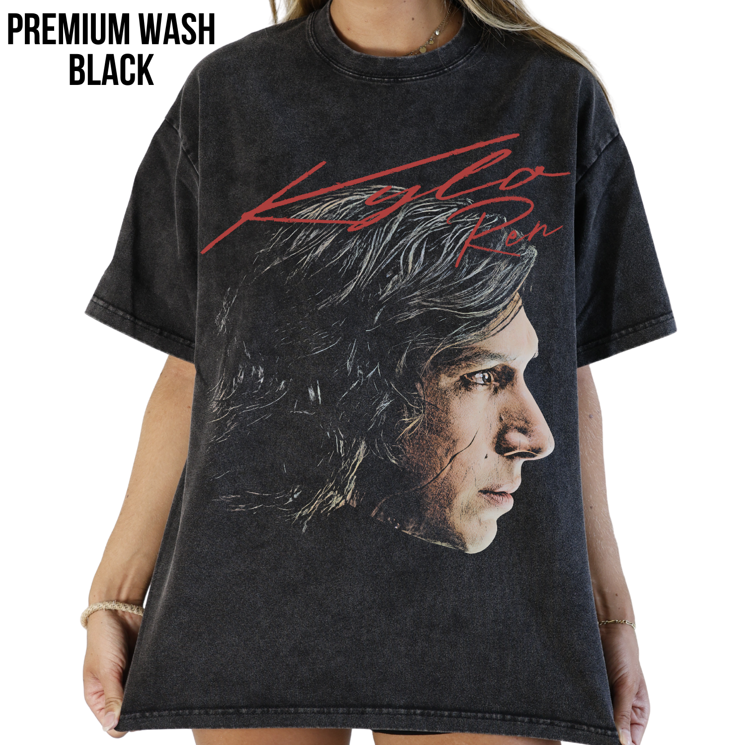 Star Wars Kylo Ren Shirt – Ben Solo Portrait Graphic Tee