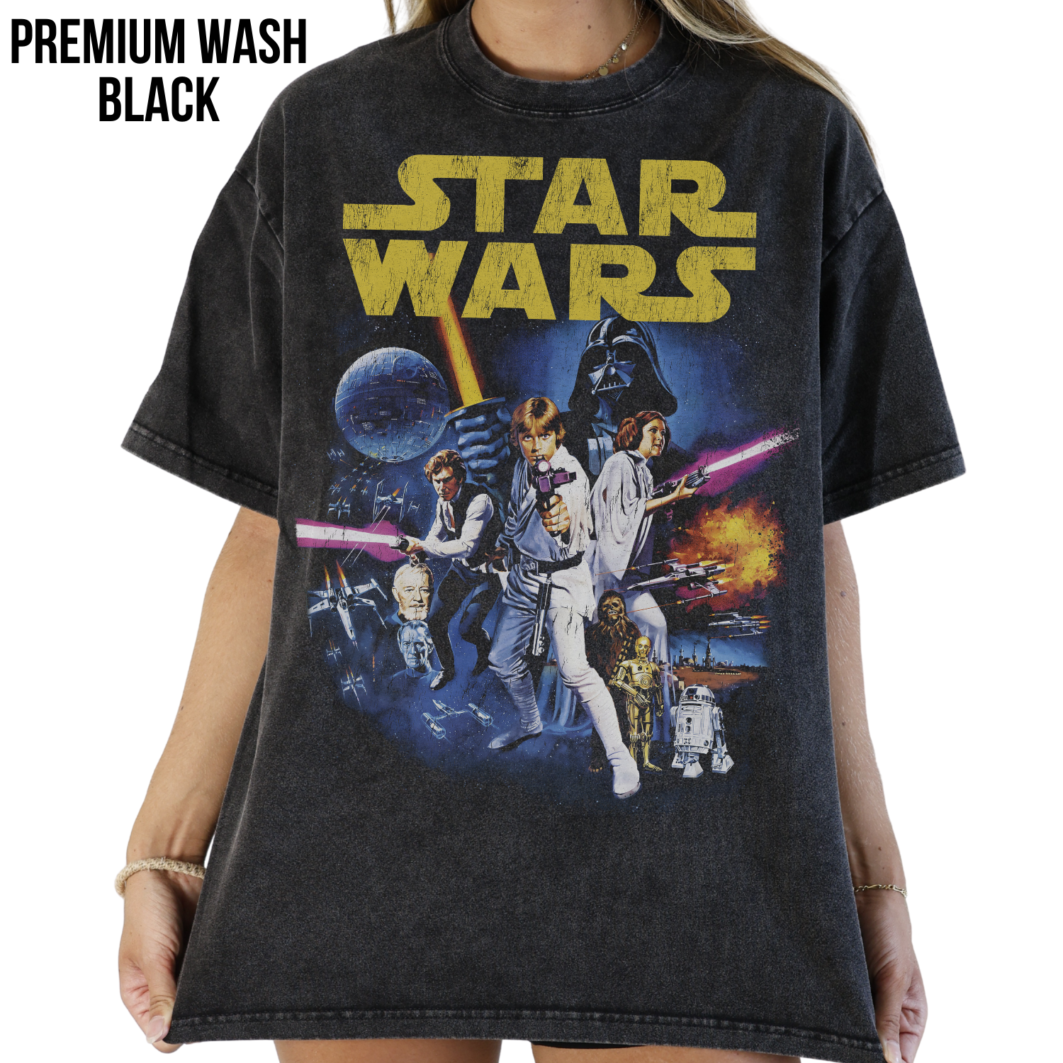 Vintage Star Wars Shirt - Classic 1977 Star Wars Poster Tee