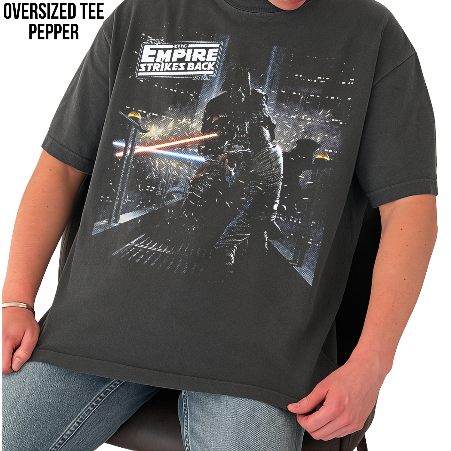 Vintage Star Wars Empire Strikes Back Shirt – Luke Skywalker Vs Darth Vader Duel Tee