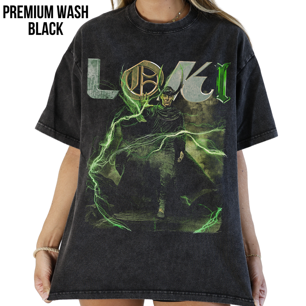 Loki Shirt – God of Stories Marvel Loki Green Magic Graphic Shirt, Marvel Loki Fan Gift, Vintage Loki Shirt, Retro Marvel Merch