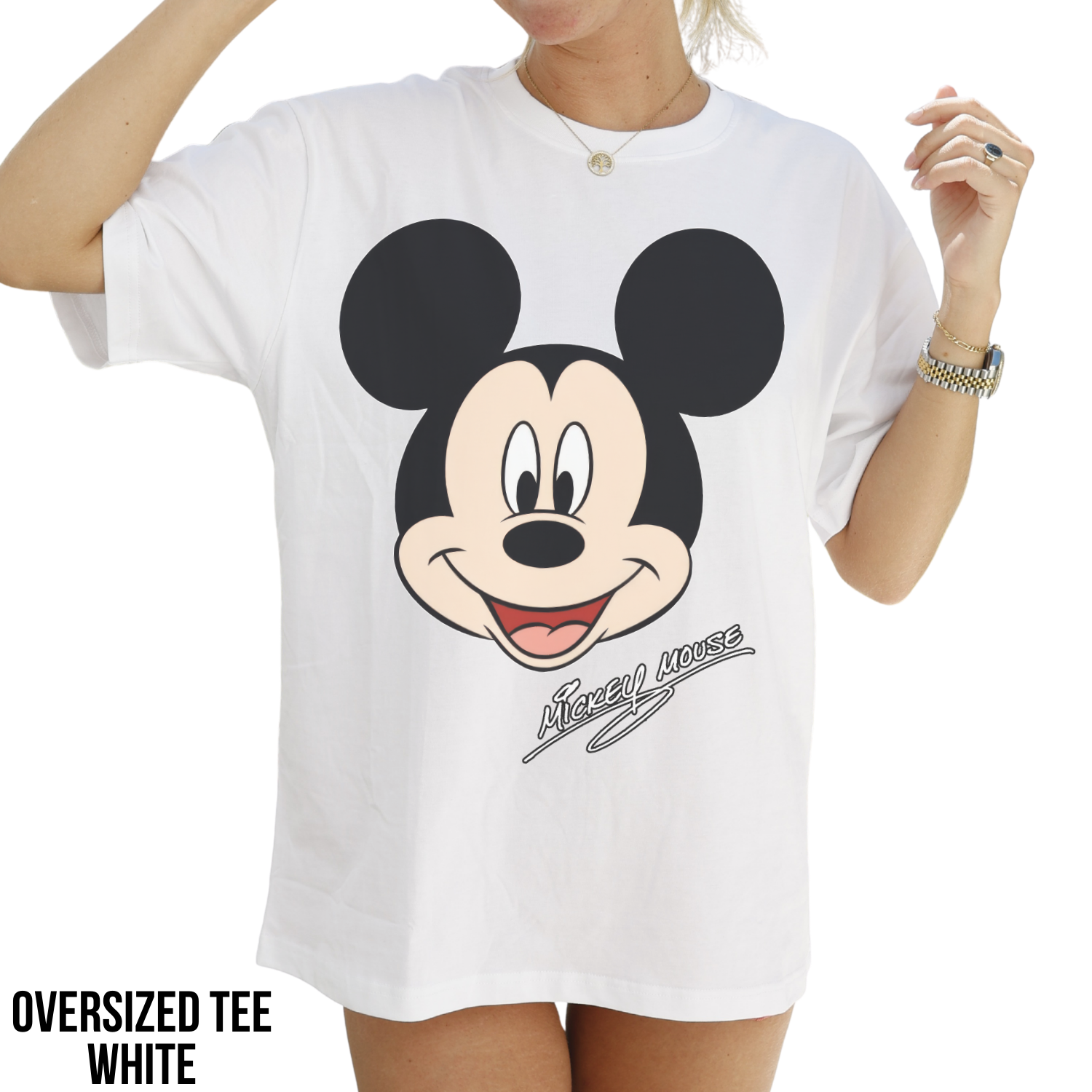 Retro Mickey Mouse Shirt - Disney Mickey Mouse Signature Tee