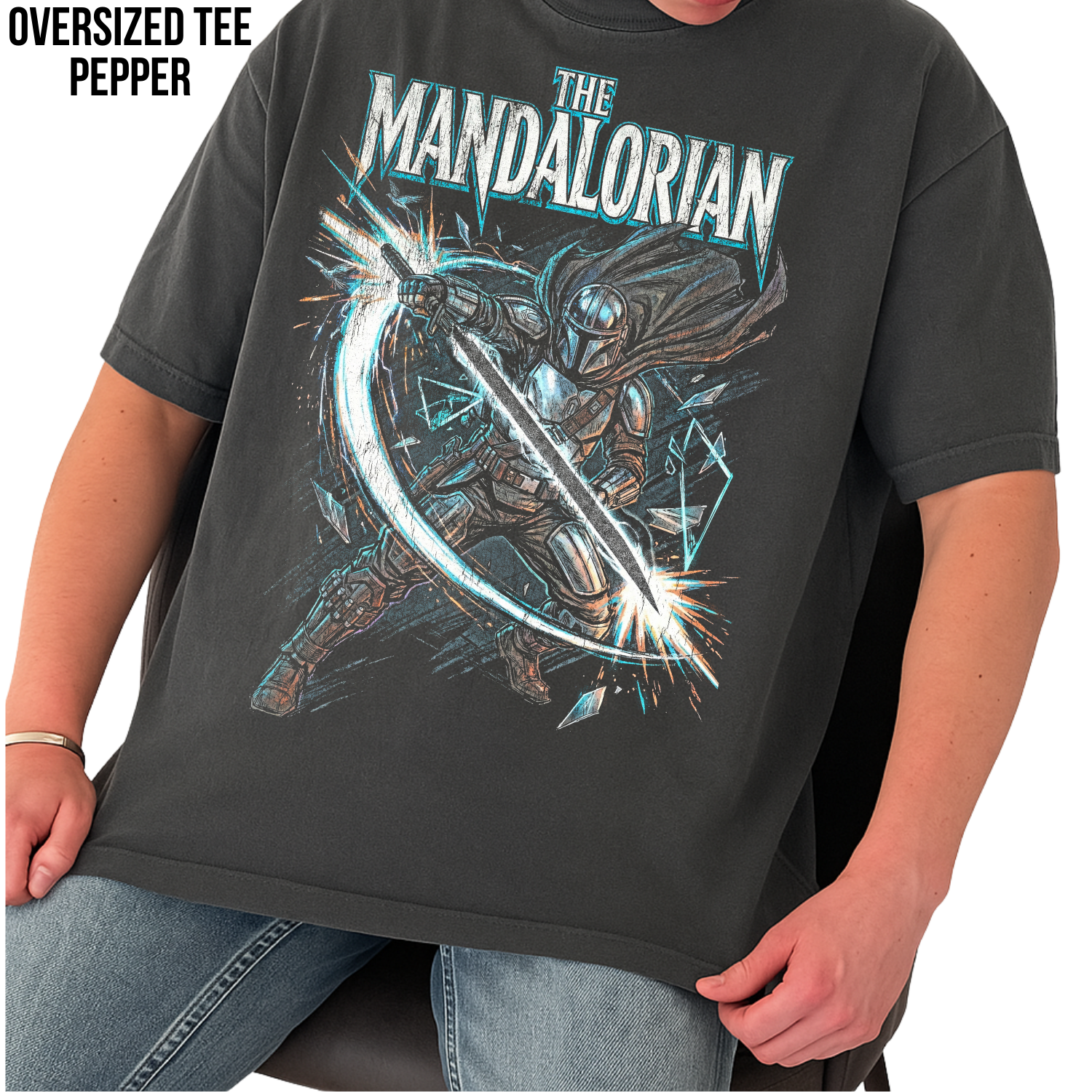 The Mandalorian Darksaber Shirt — Din Djarin Star Wars Tee