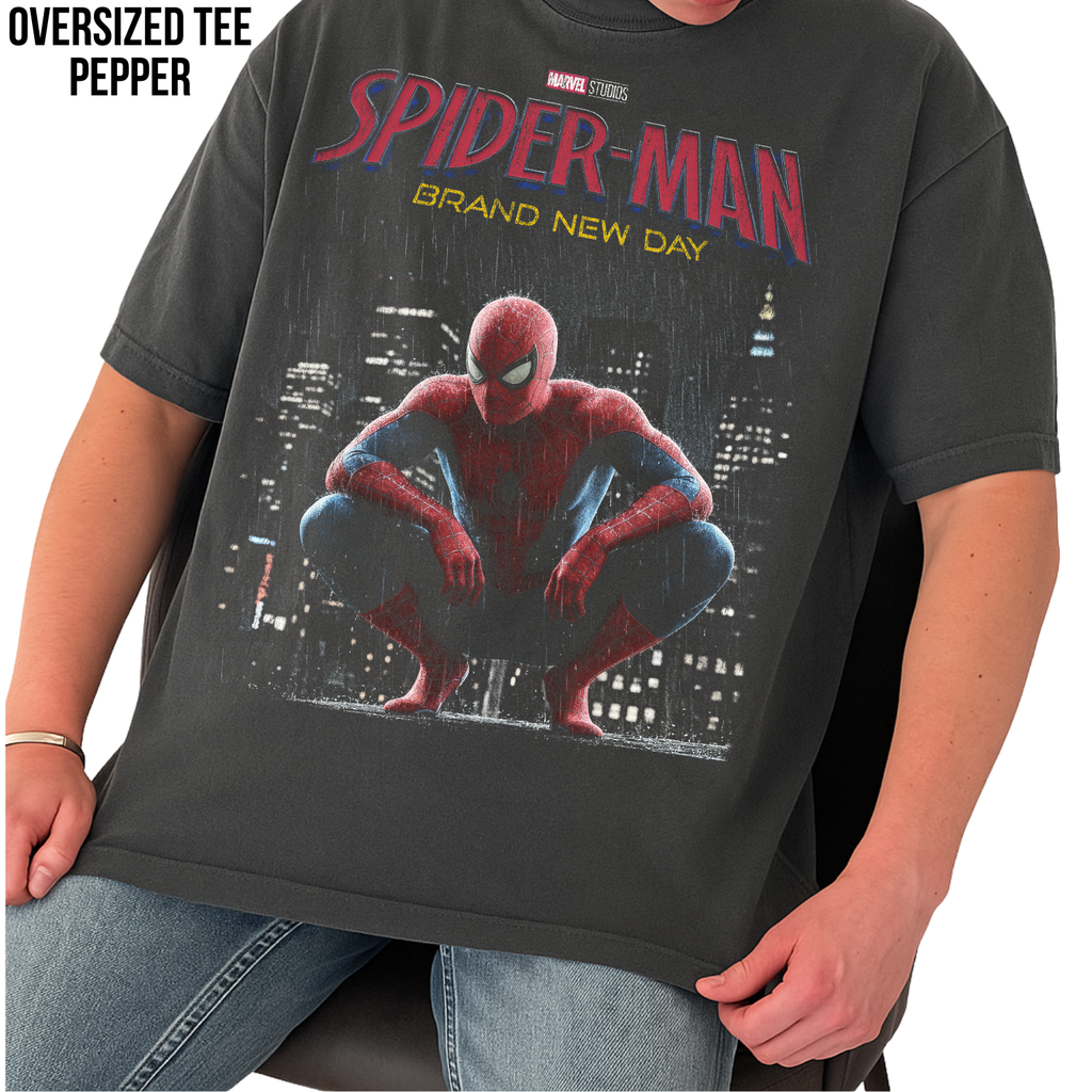 Spider-Man Brand New Day Shirt: Marvel Tom Holland Spider Man Movie Tee