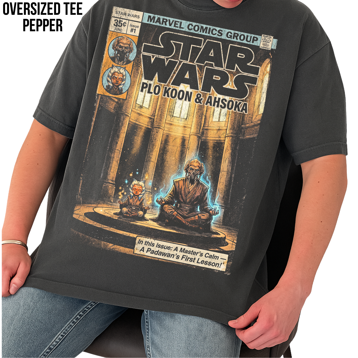 Plo Koon & Ahsoka Tano Clone Wars Shirt: Vintage Star Wars Tee