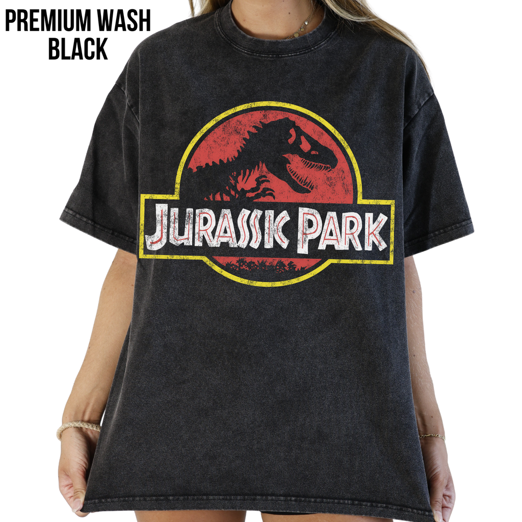 Jurassic Park Shirt – Classic Logo Graphic Tee, Jurassic Park Fan Gift, T-Rex Dinosaur Movie Shirt, Jurassic Park Retro Tee