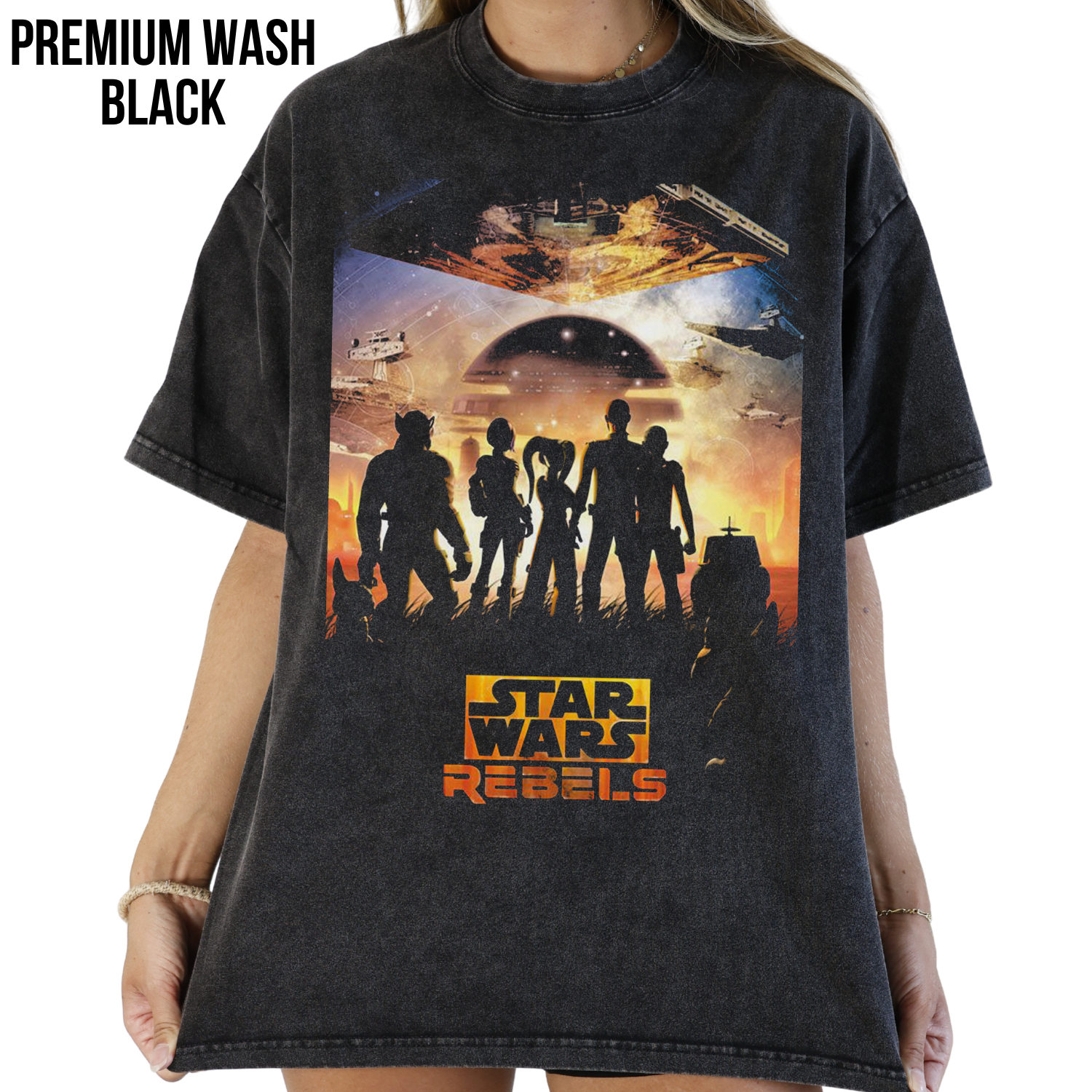 Star Wars Rebels Shirt – Vintage Rebels Tee, Ghost Crew Shirt