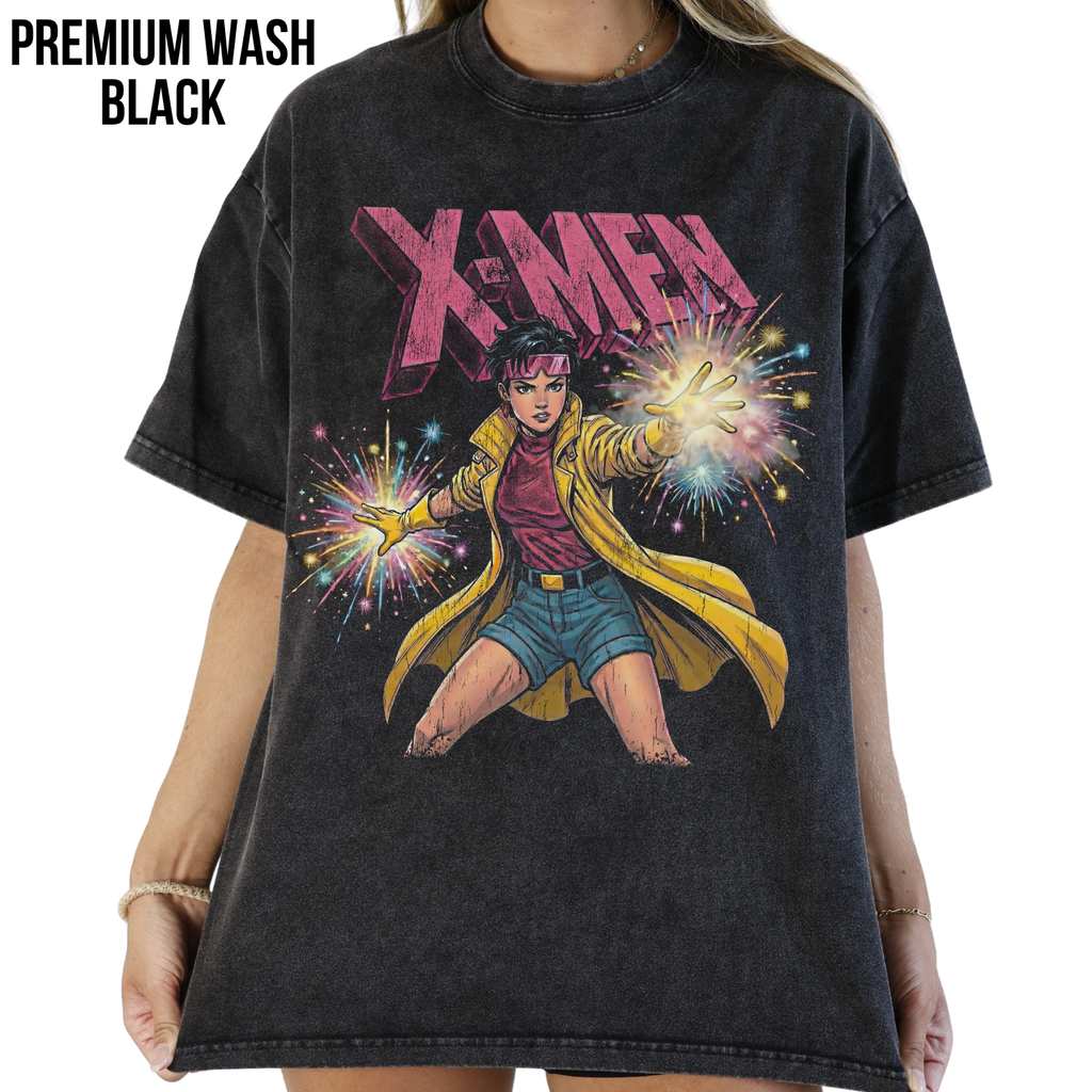 Jubilee X-Men Shirt – X-Men Jubilee Comic Graphic Tee, Jubilee Marvel Fan Gift, X-Men Animated Shirt, Marvel Mutant Graphic Tee