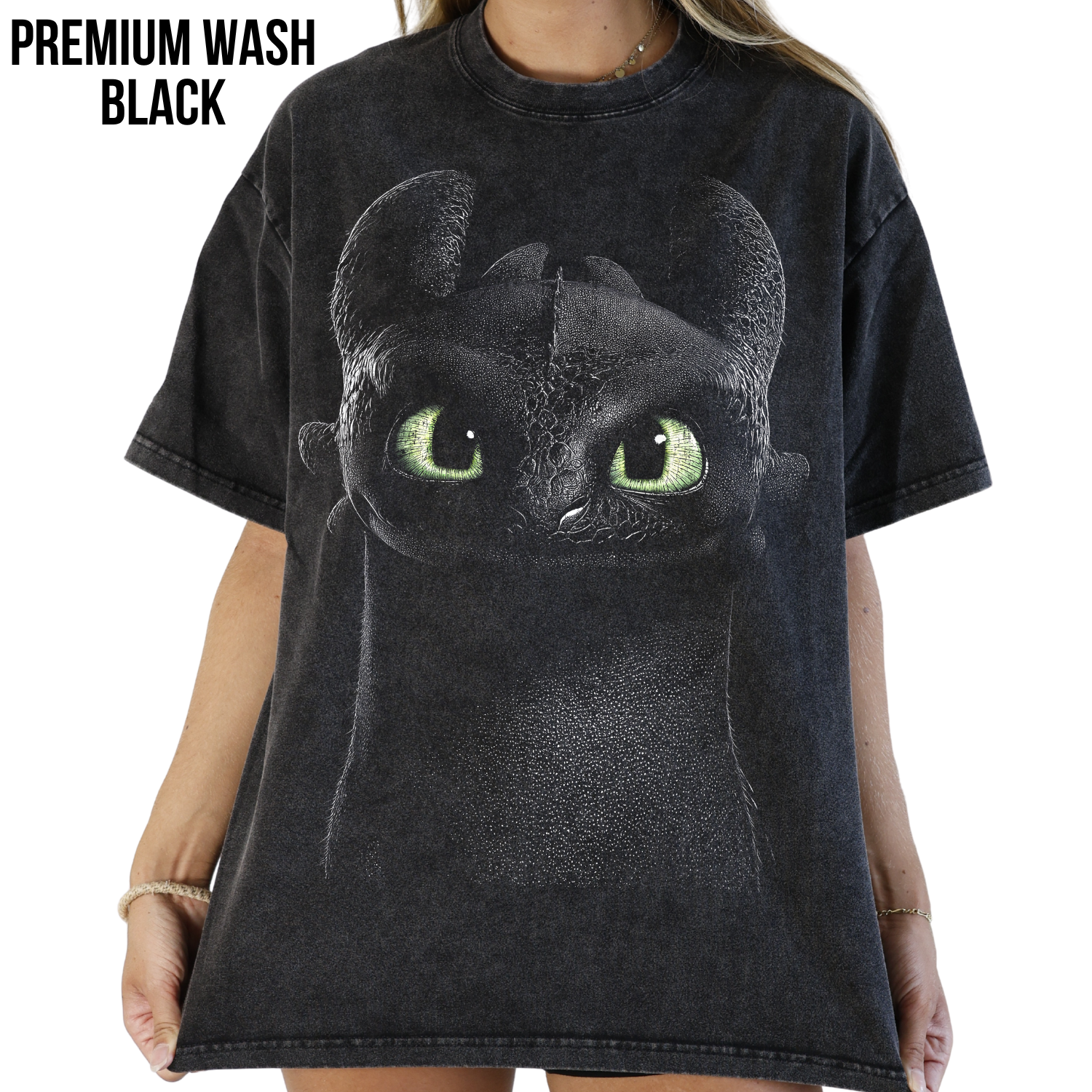 Toothless Shirt – How To Train Your Dragon Close Up Graphic Tee, Toothless Night Fury Fan Gift