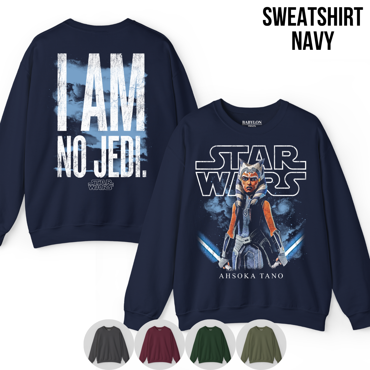 Vintage Ahsoka Tano Star Wars Shirt – I Am No Jedi Tee
