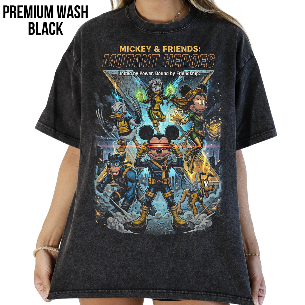 Mickey & Friends X-Men Shirt – Retro Marvel X-Men Disney Tee