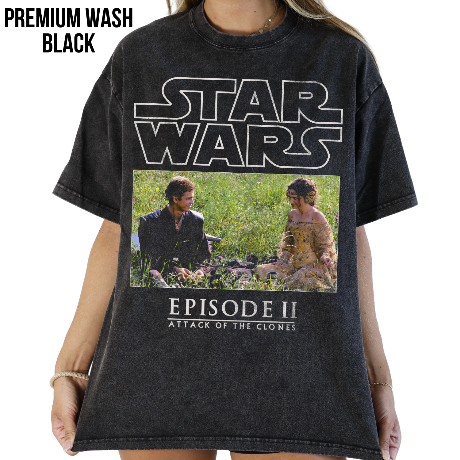 Star Wars Anakin and Padme Shirt – Attack of the Clones Tee, Anakin Padme Naboo Graphic Tee,
