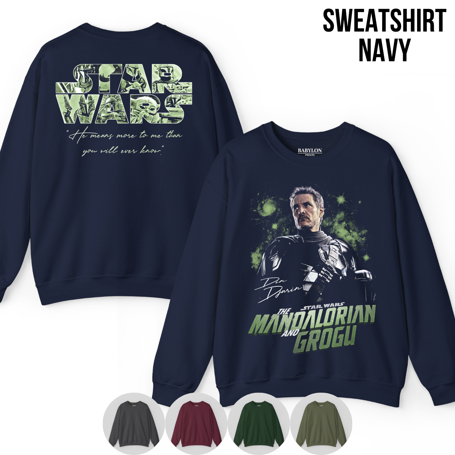 Mandalorian & Grogu Shirt – Star Wars Vintage Tee
