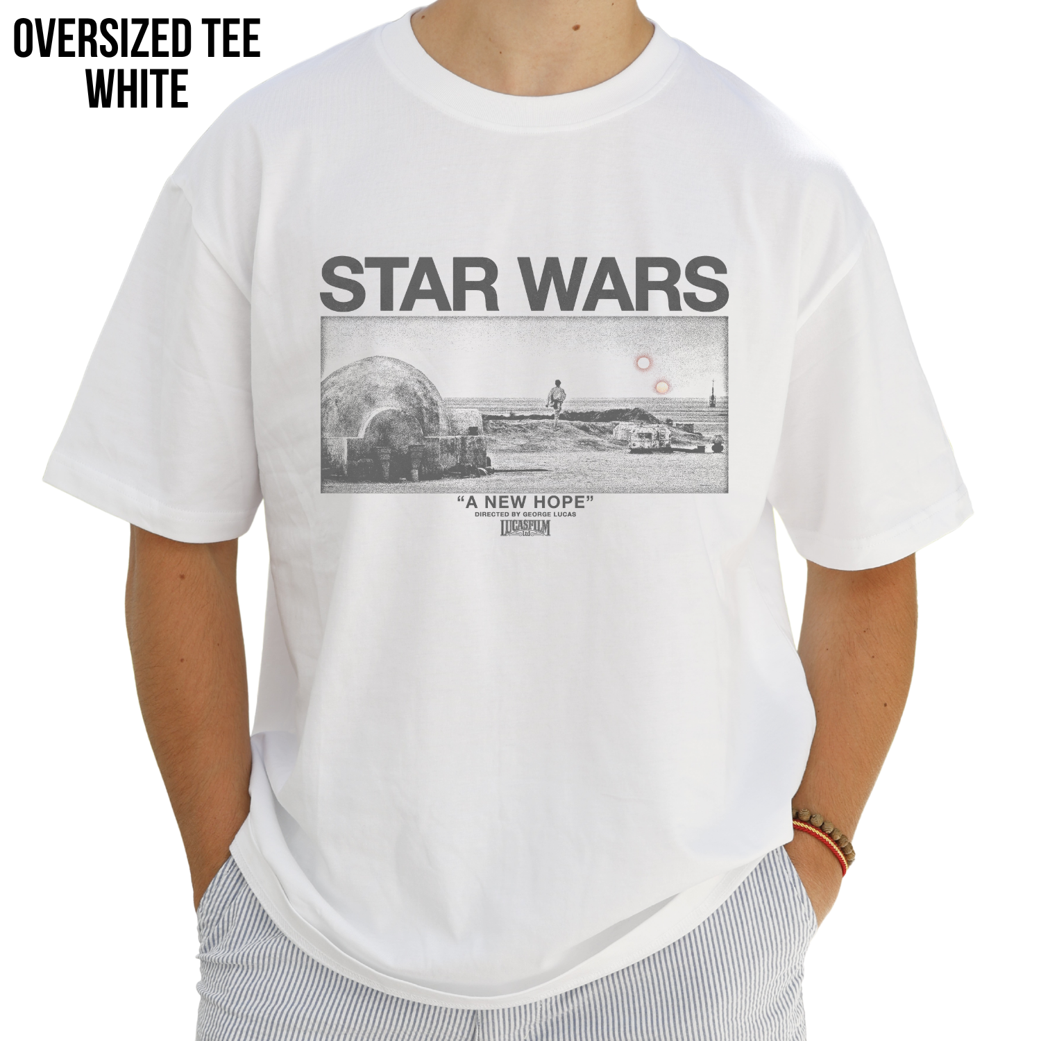 Star Wars A New Hope Shirt – Luke Skywalker Tatooine Twin Suns Tee