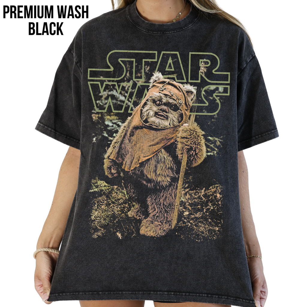 Star Wars Ewok Shirt – Wicket Endor Graphic Tee, Star Wars Fan Gift, Return Of The Jedi Ewok Shirt, Galaxy's Edge Disney Tee