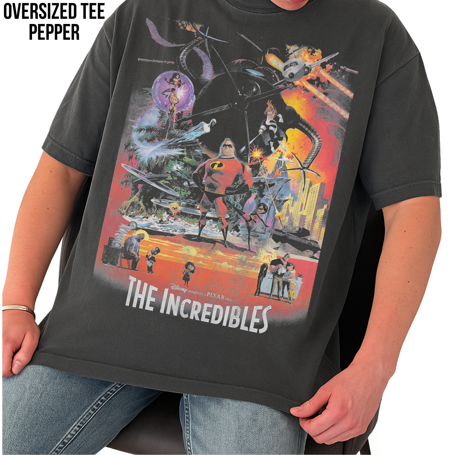 Disney Pixar The Incredibles Shirt – Incredibles Movie Poster Graphic Tee
