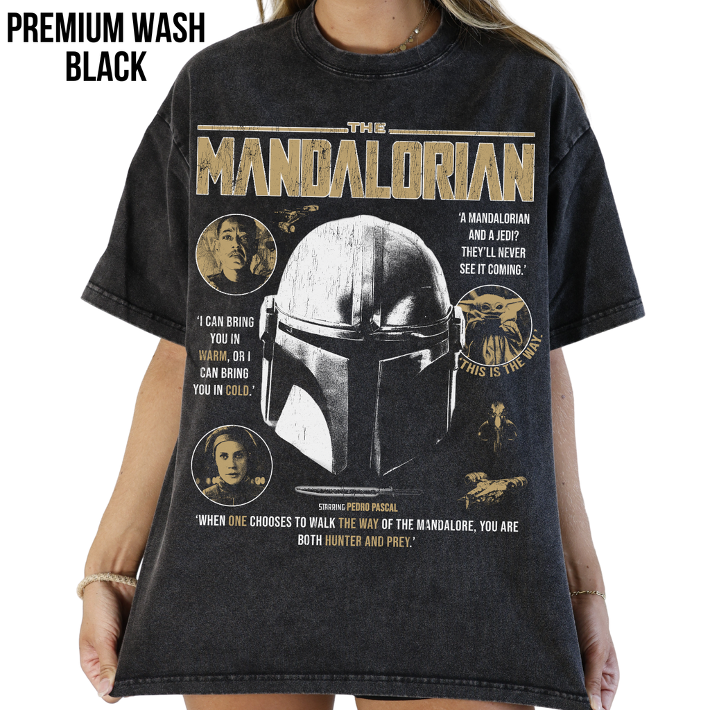 Star Wars The Mandalorian Shirt – This Is The Way Tee, Din Djarin and Grogu Graphic Tee