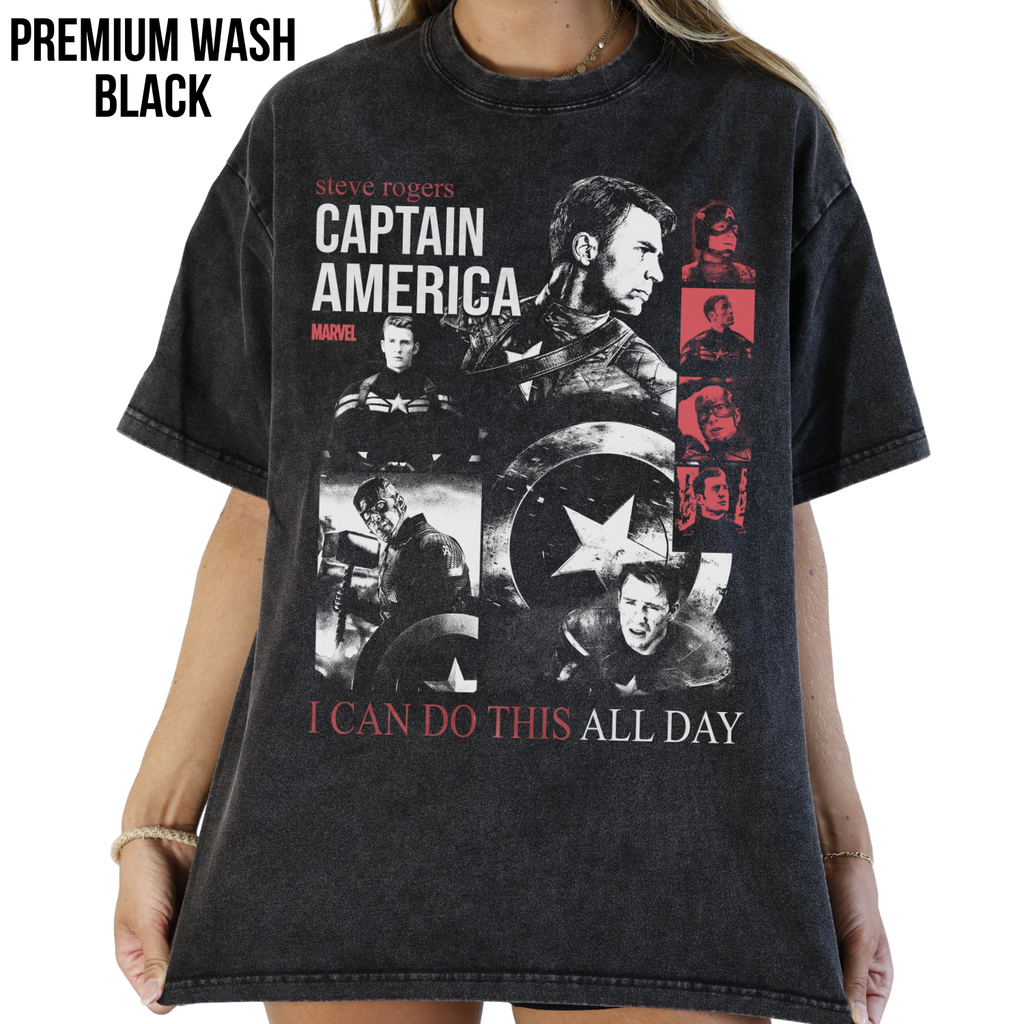 Captain America Shirt - Steve Rogers Marvel Tee
