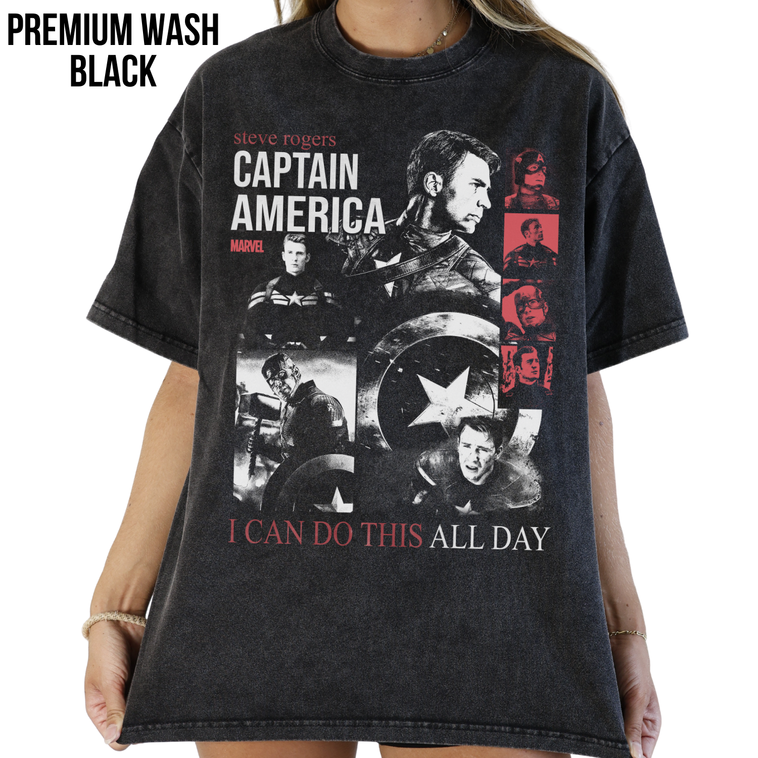 Captain America Shirt - Steve Rogers Marvel Tee