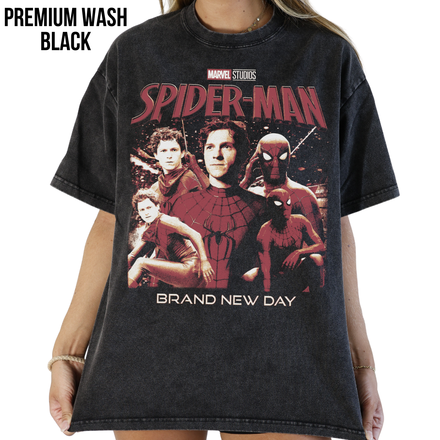 Spider-Man Brand New Day Shirt: Vintage Marvel Spider-Man Graphic