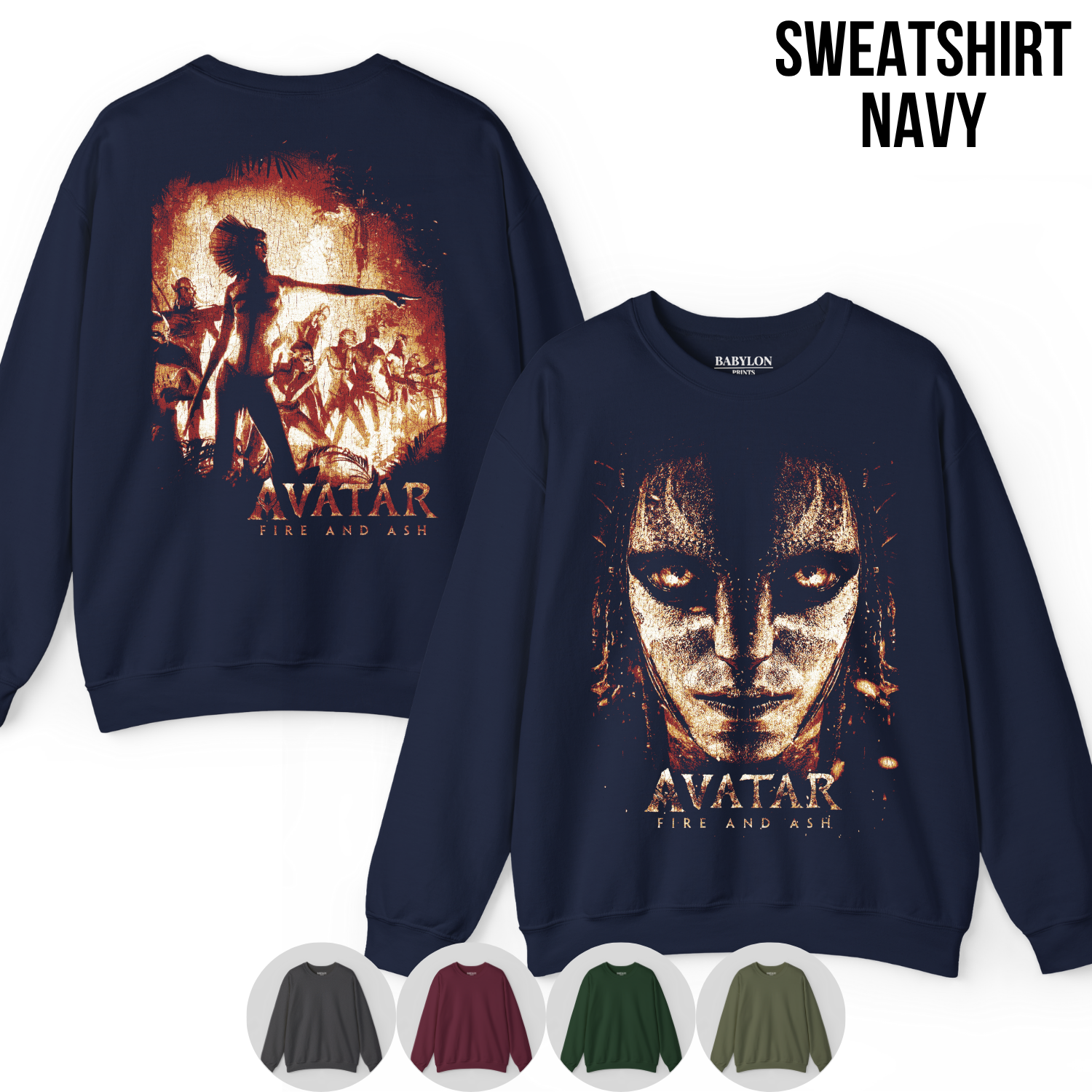 Avatar Fire and Ash Varang Shirt | Avatar Movie Graphic Tee