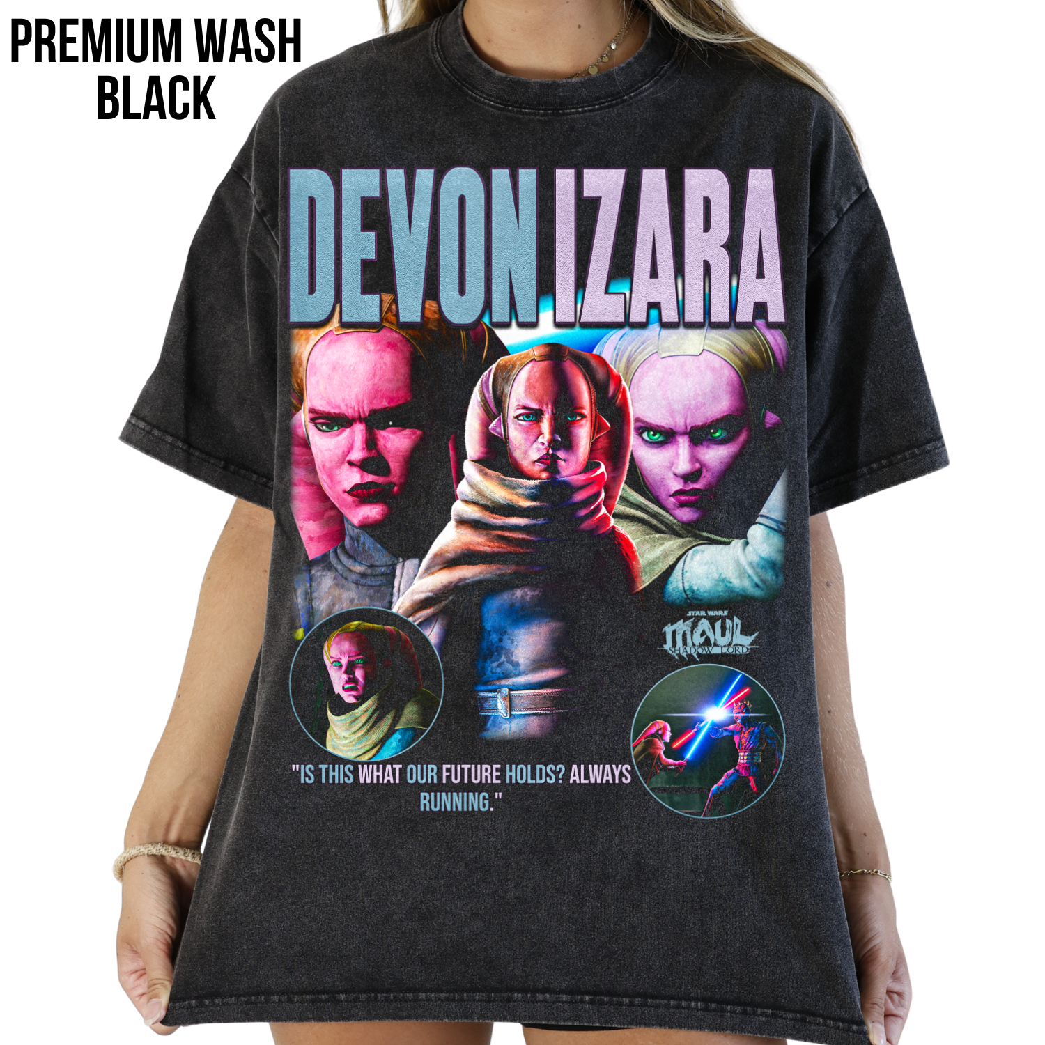 Vintage Devon Izara Maul Shadow Lord Shirt: Star Wars Devon Izara Tee