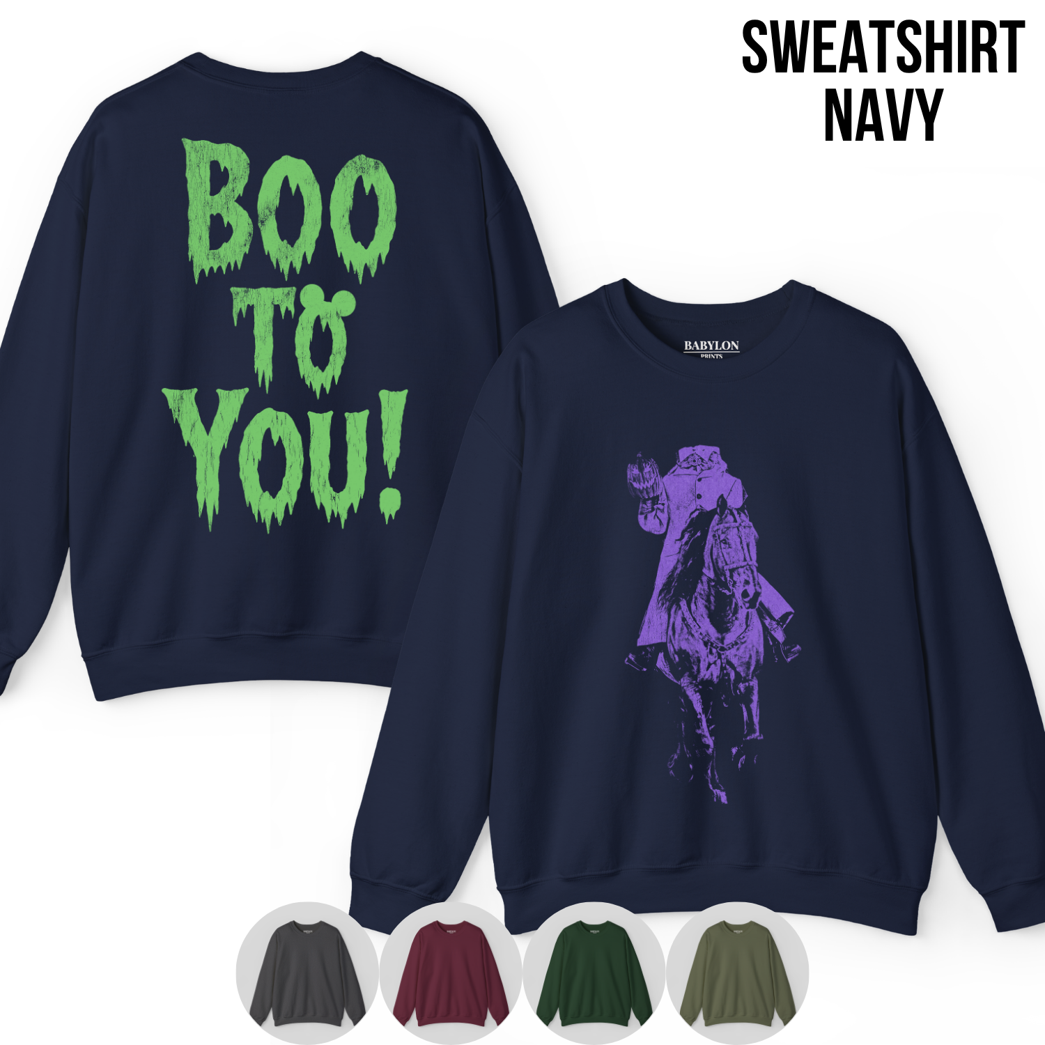 Headless Horseman Shirt – Boo To You Headless Horseman Tee, Mickey's Not So Scary Halloween Shirt, Disney Halloween Graphic Shirt, Disney World Halloween Fan Gift