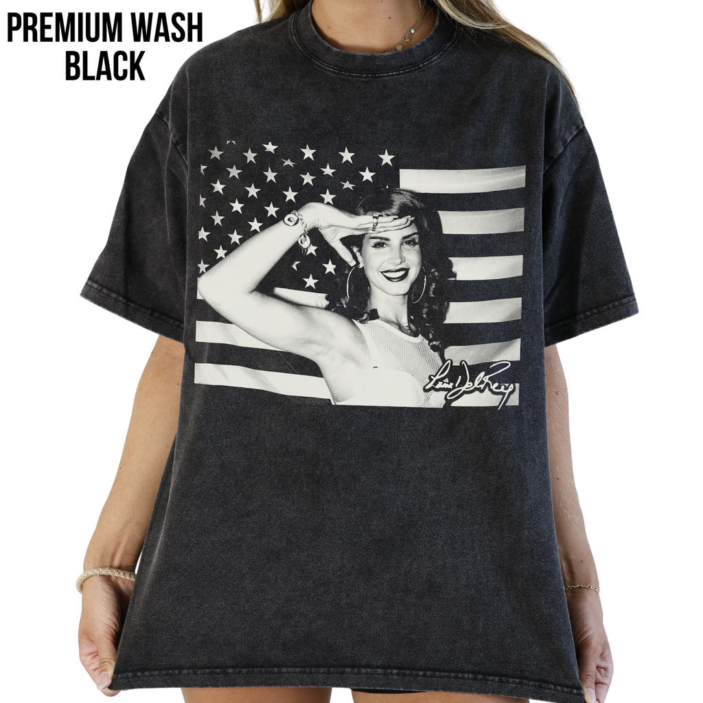 Lana Del Rey Shirt – American Flag Graphic Tee, Lana Del Rey Fan Gift