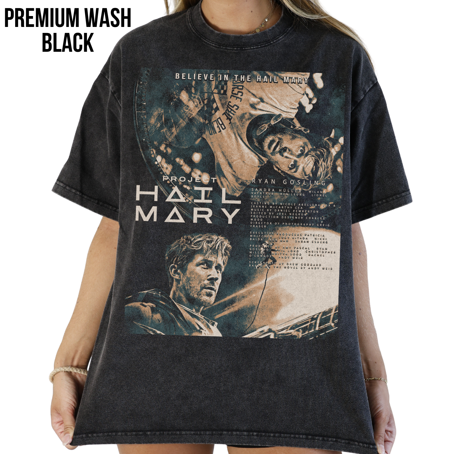 Project Hail Mary Movie Shirt - Space Movie Poster Shirt