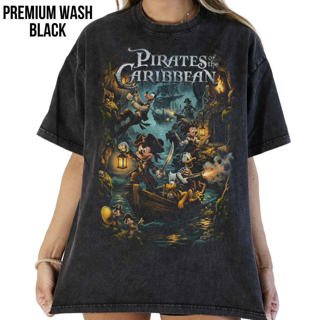 Vintage Disney Pirates of the Caribbean Shirt - Mickey & Friends Disney Shirt