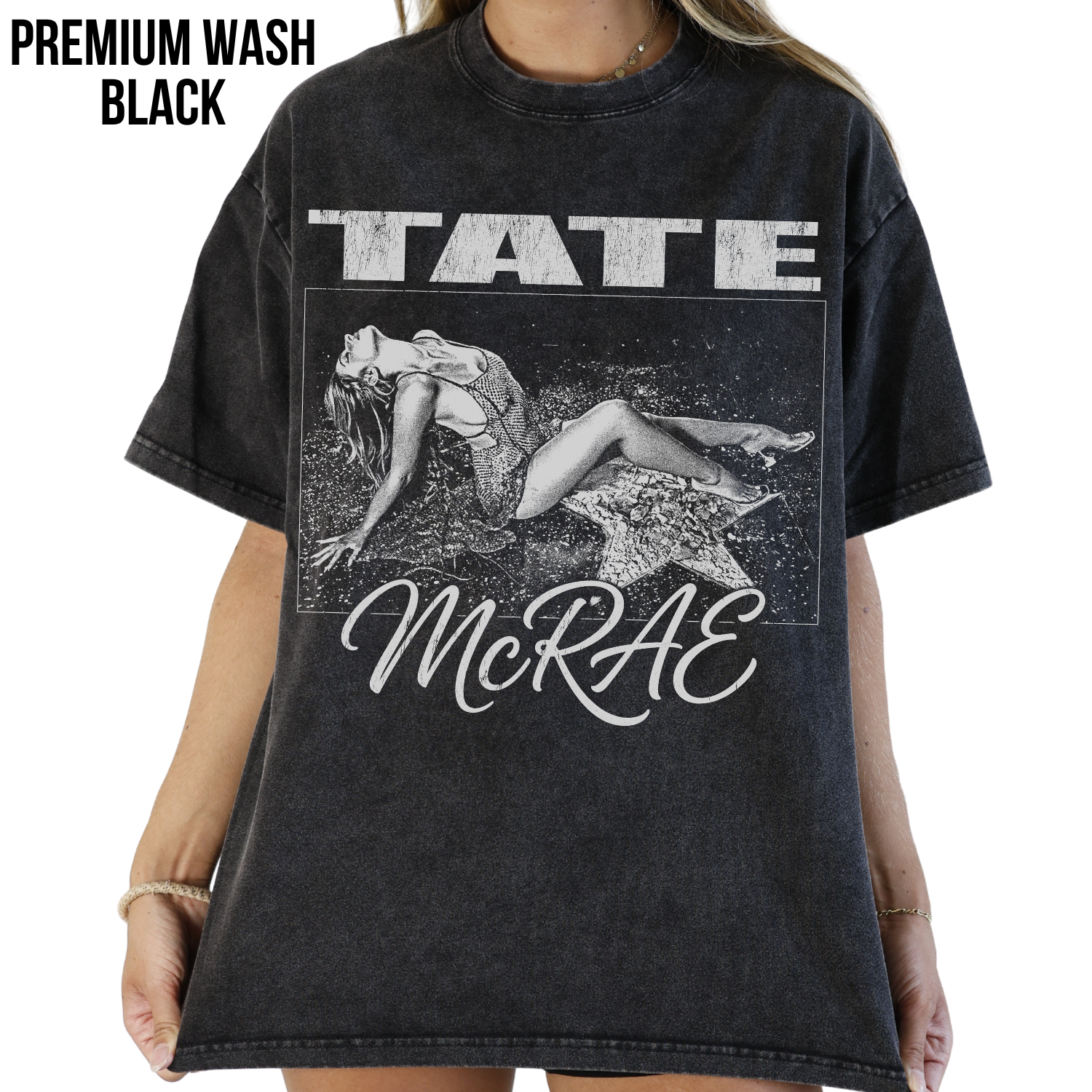 Retro Tate McRae Shirt – Vintage Aesthetic Pop Singer Shirt