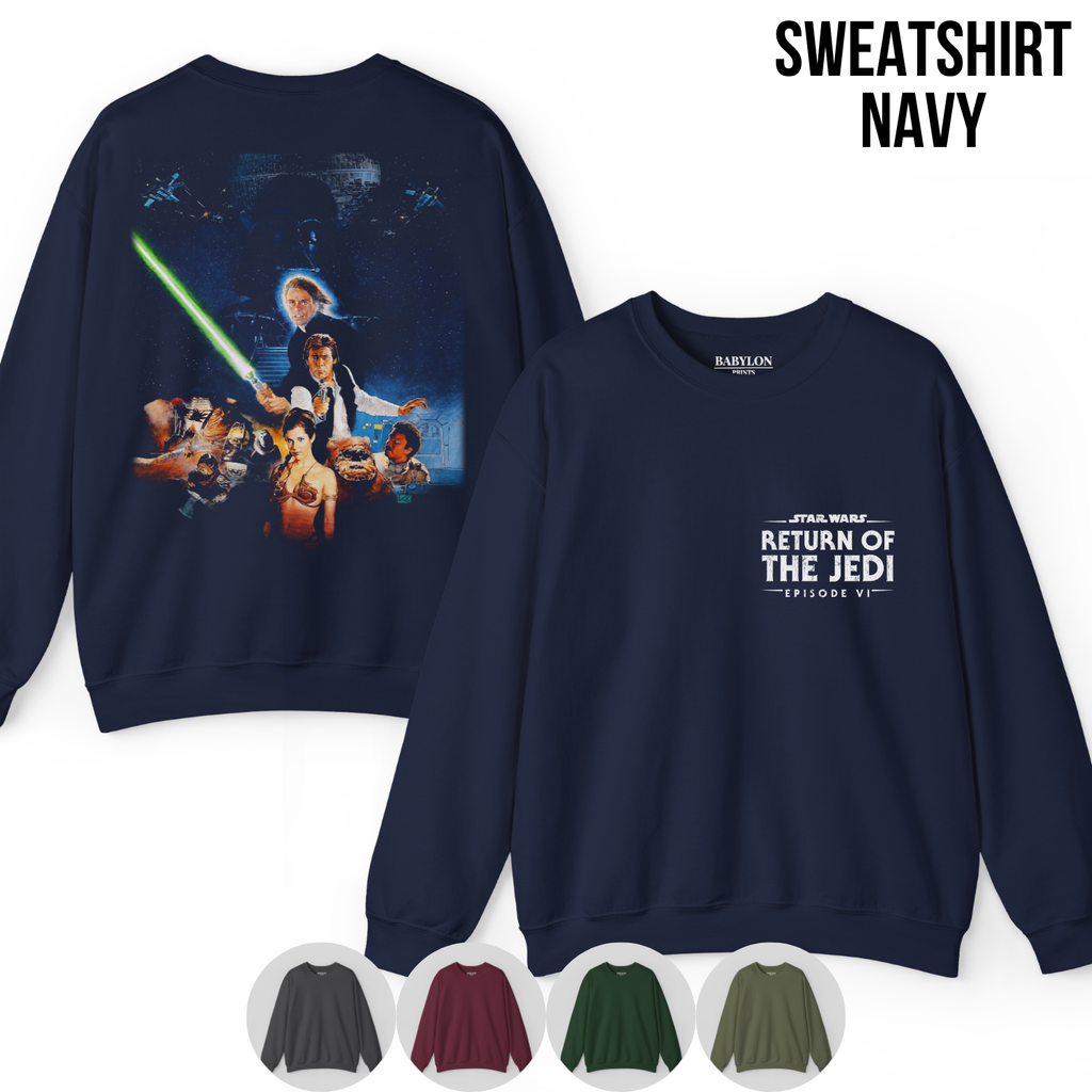 Star Wars Return Of The Jedi Shirt – Episode VI Movie Poster Double Sided Graphic Tee, Star Wars Fan Gift, Original Trilogy Shirt