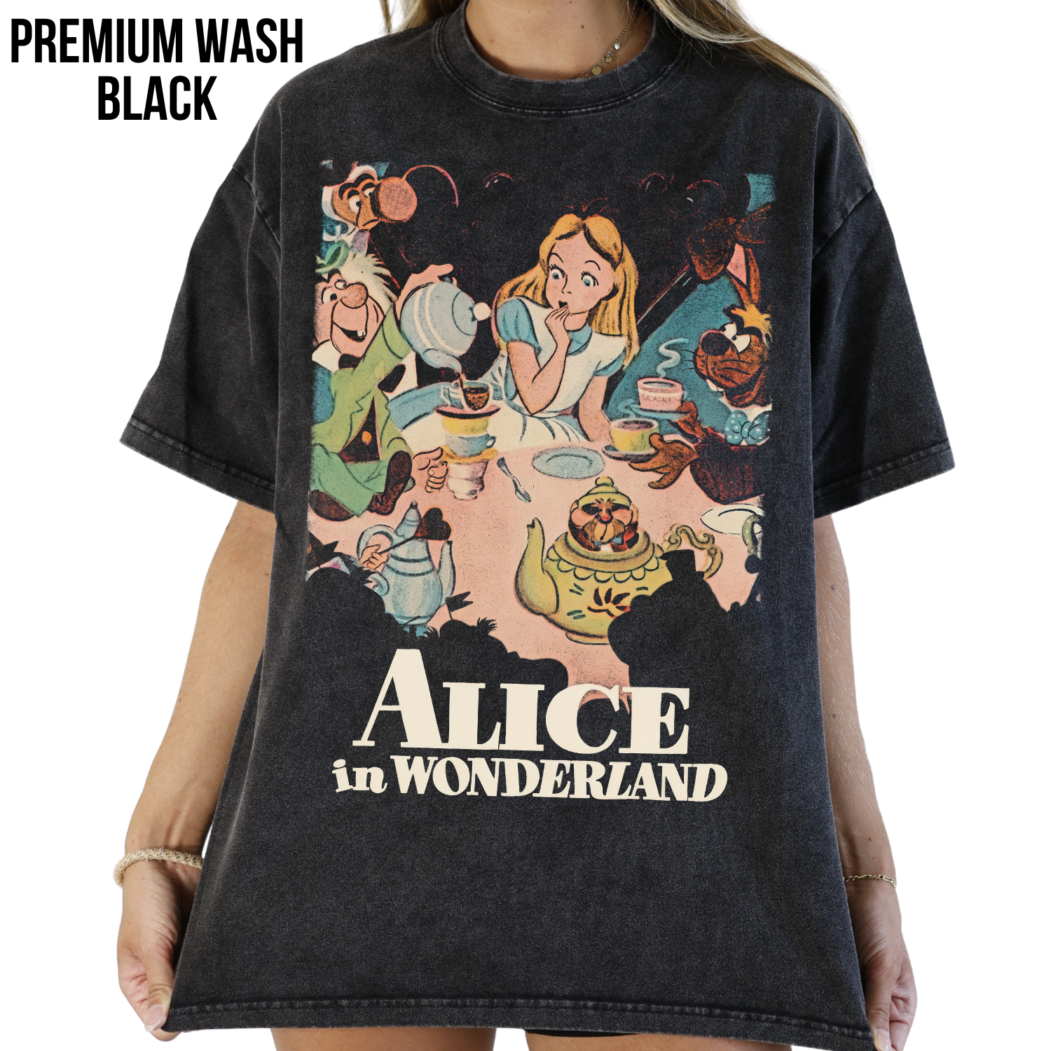 Alice in Wonderland Shirt – Vintage Tea Party Shirt, Disney Alice Tee