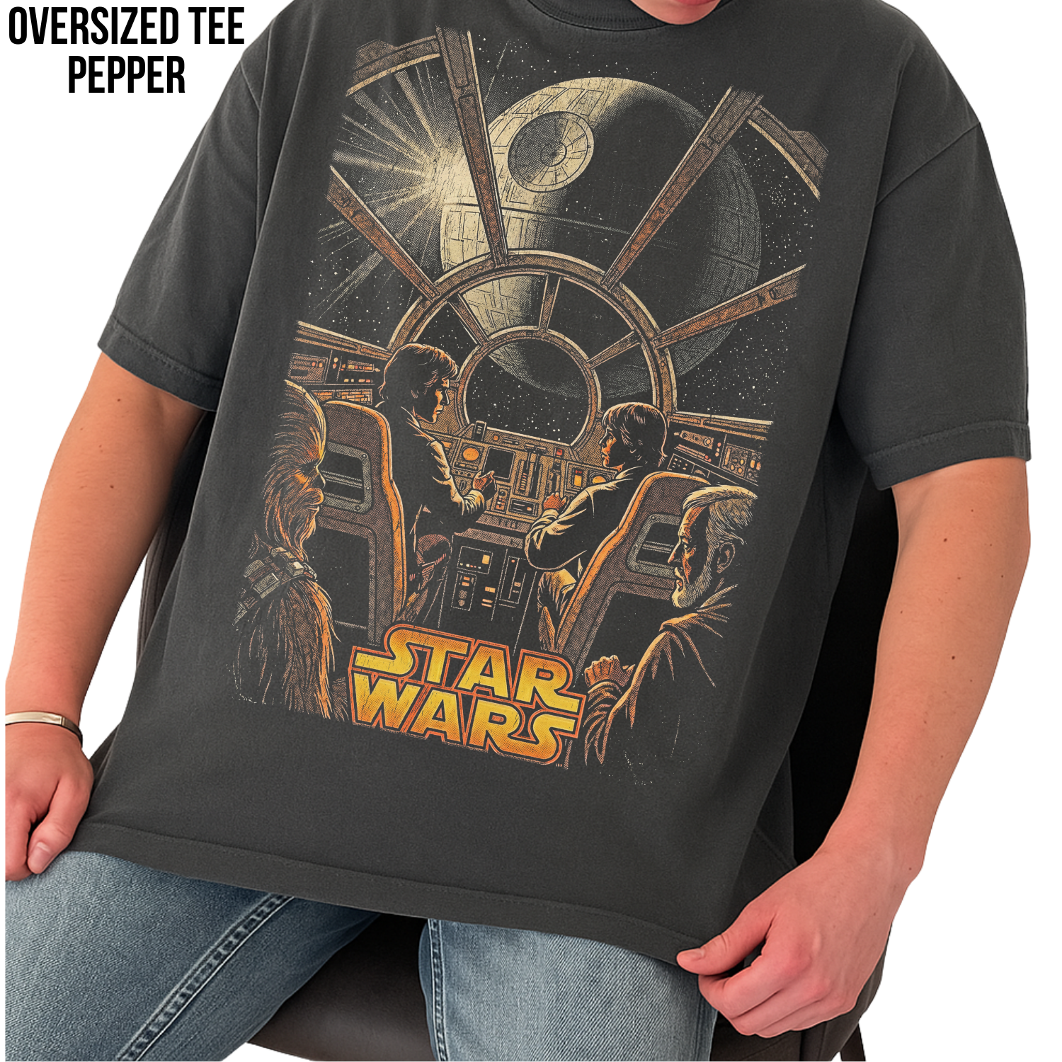 Star Wars Millennium Falcon Shirt: Vintage Comic Style Tee