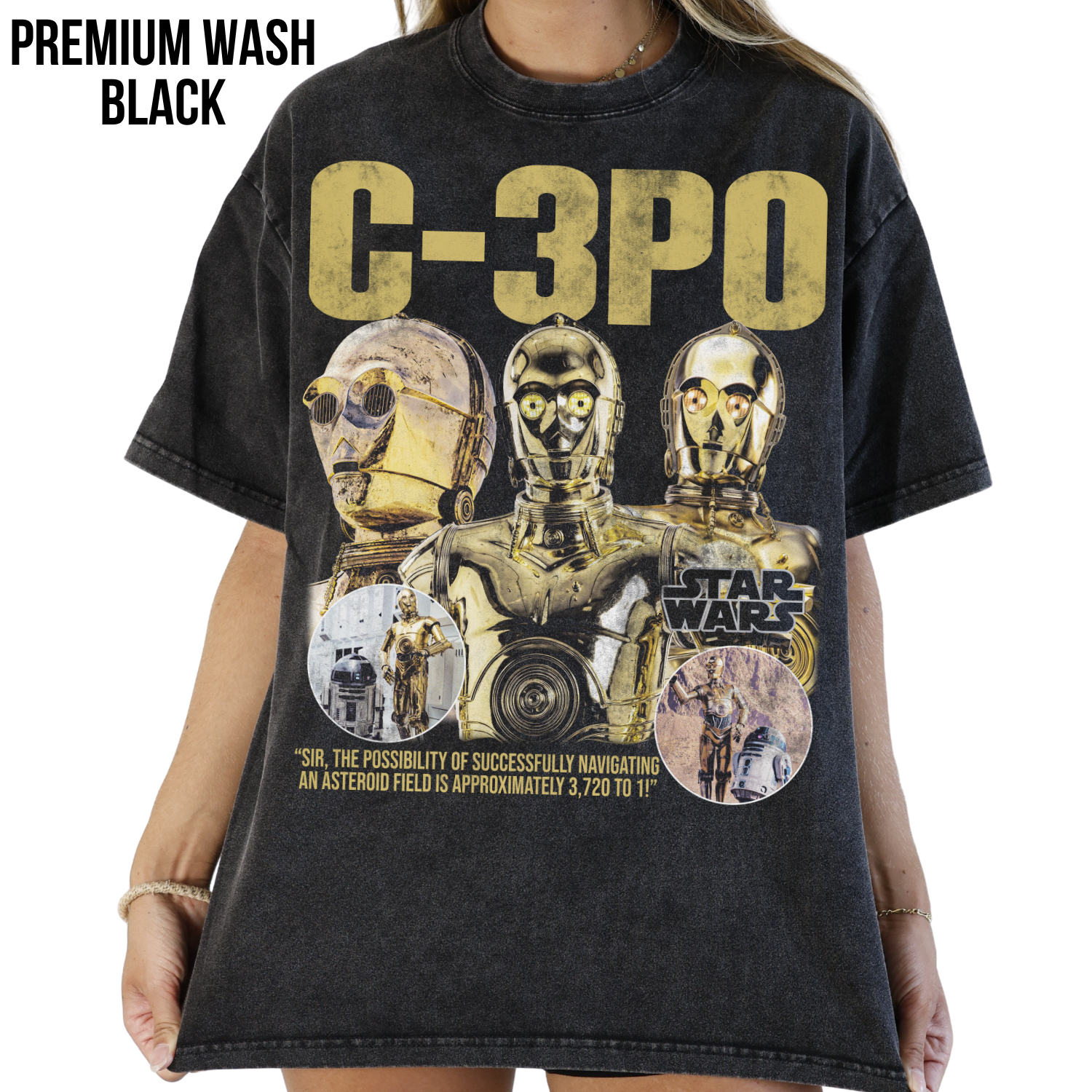 Retro Star Wars Droid C-3PO Shirt - Star Wars Droid Shirt