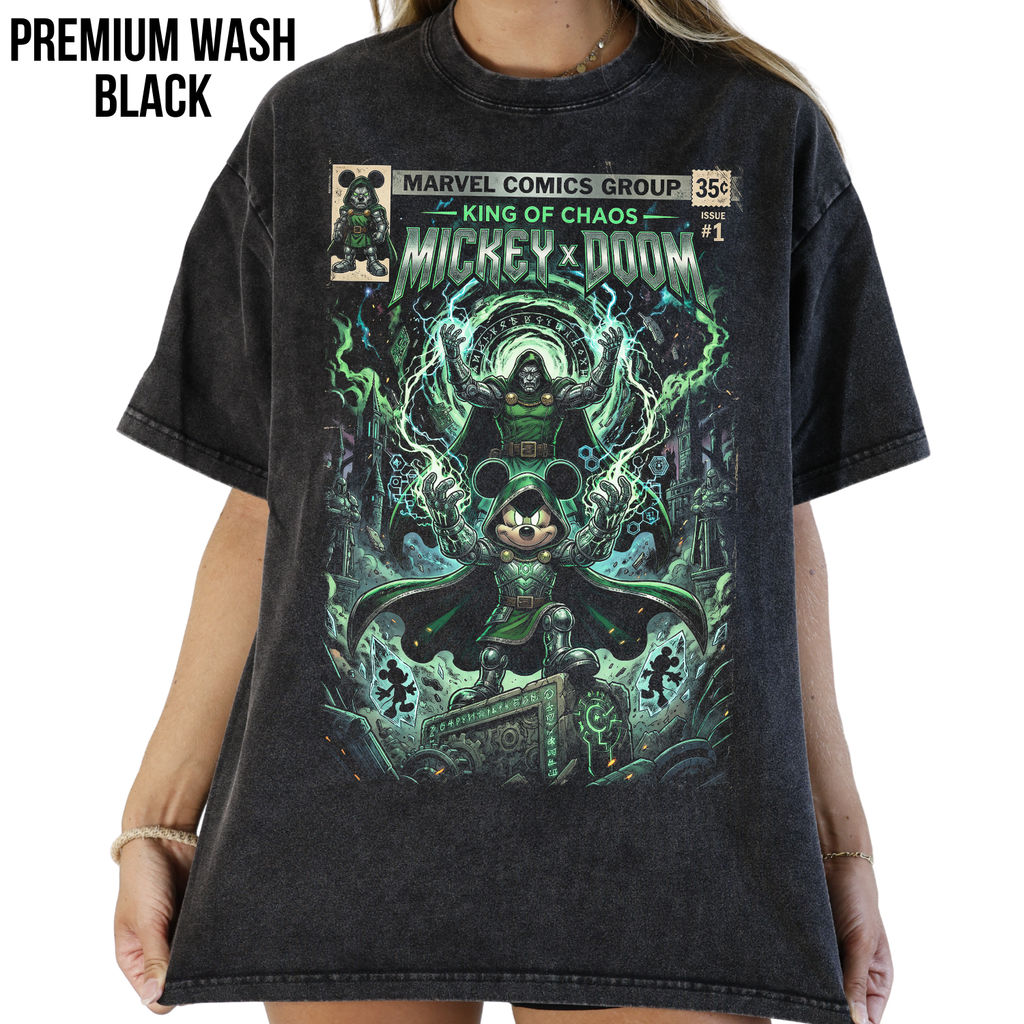 Marvel Mickey x Doom Shirt – Mickey Mouse Doctor Doom Vintage Comic Tee