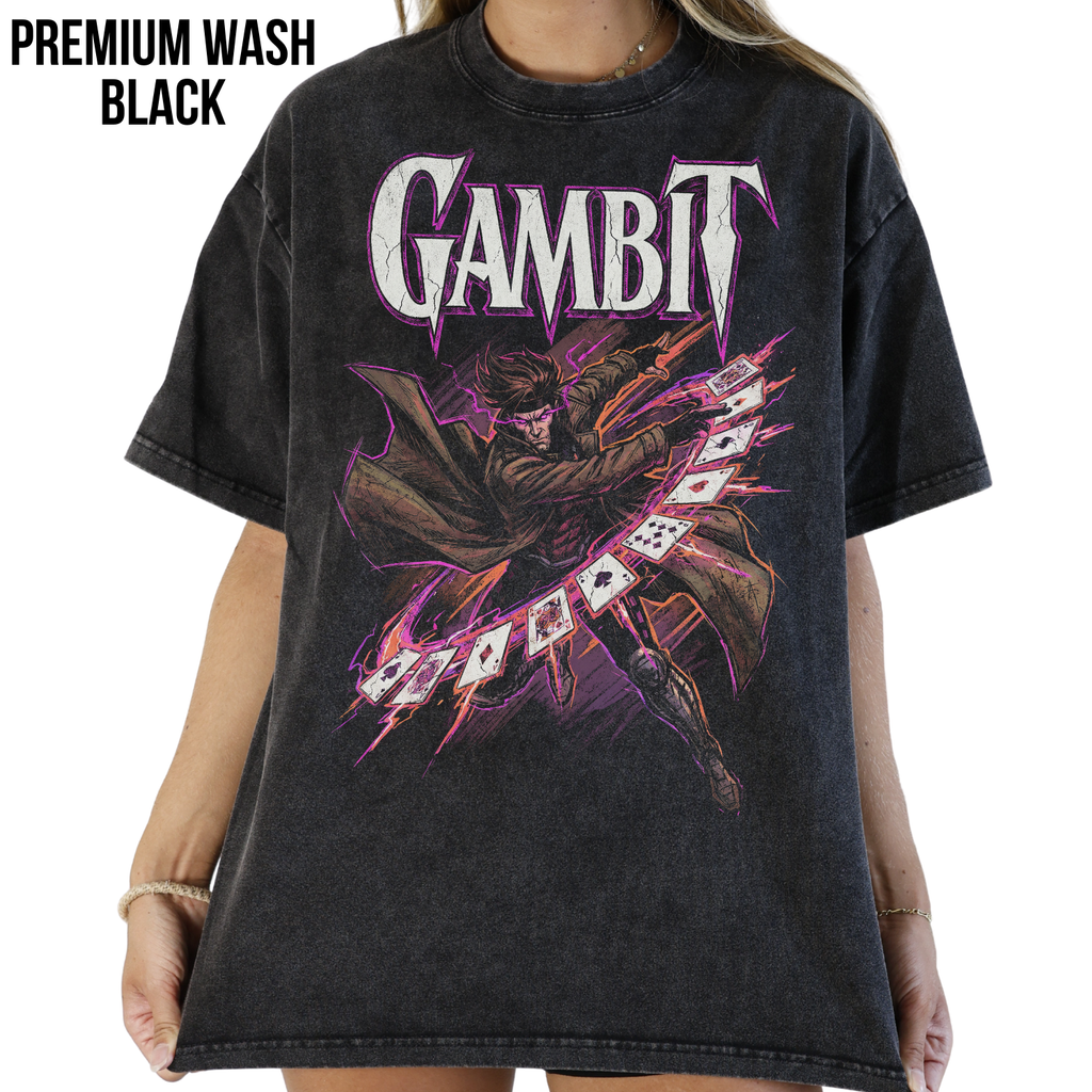Gambit X-Men Shirt — Vintage Marvel Mutant Tee