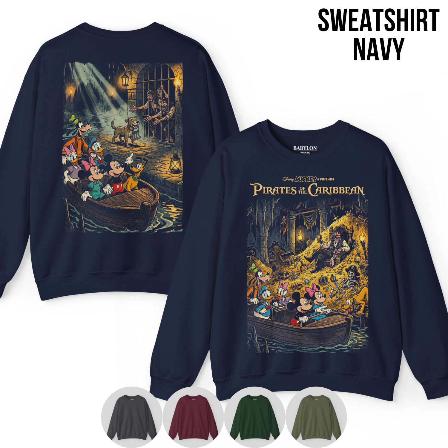 Mickey & Friends Pirates of the Caribbean Shirt: Disney Ride Tee