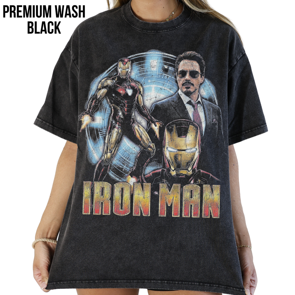 Marvel Iron Man Shirt – Tony Stark Iron Man Bootleg Graphic Tee